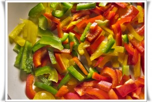 Pimientos Cortados
